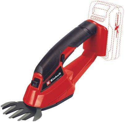 Einhell GE-CG 18/1 Li-Solo batteridrivna trädgårdssaxar 10 cm 18 V Litium Svart, Röd