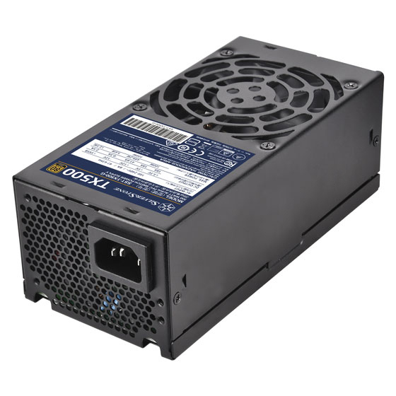 Silverstone TX500 Gold enhed til strømforsyning 500 W 20+4 pin ATX TFX Sort