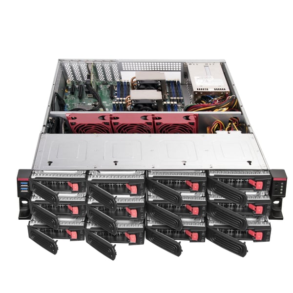 Silverstone RM22-312 HDD/SSD kabinet Rustfrit stål 2.5/3.5"