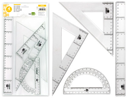 Liderpapel JG02 mittasetti 4 kpl Akryyli