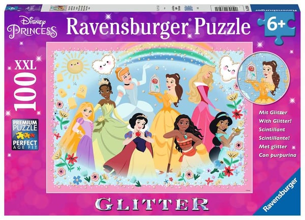 Pikkukuva 1 / 2: Disney Princess Glitter XXL palapeli 100 palaa