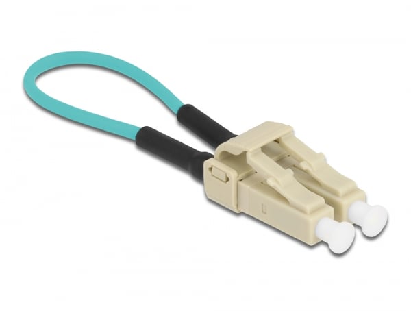 DeLOCK 86931 InfiniBand- ja kuituoptiikkakaapeli 0,06 m LC Vedenvärinen, Beige