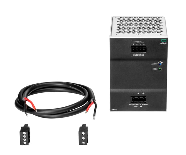 HPE Aruba Networking 4000i POE 54VDC 240W 100-240VAC DIN Power Supply nätverksswitchkomponenter Strömförsörjning