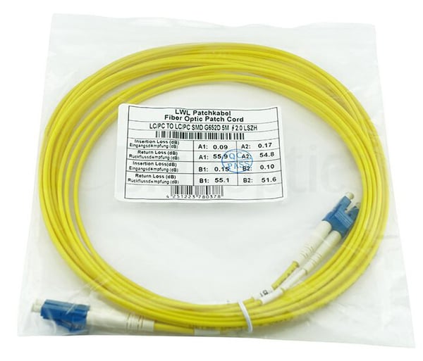 BlueOptics SFP3131BU50MK InfiniBand och fiberoptisk kabel 50 m LC Gul