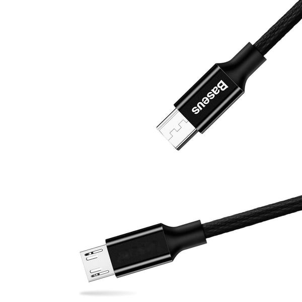 Miniatyrbillede 3 af 3: Baseus 6953156260733 USB-kabel USB 2.0 1,5 m USB A Micro-USB B 0,48 Gbit/sek. Sort