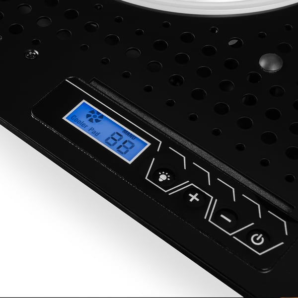 Miniatyrbillede 7 af 7: Modecom MC-CF18 RGB køling til laptop 45,7 cm (18") 1200 rpm Sort