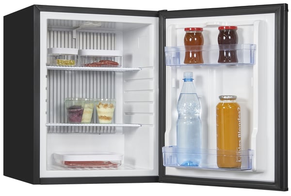 Miniatyrbillede 2 af 5: Exquisit FA60-260G køleskab Fritstående 34 L Sort