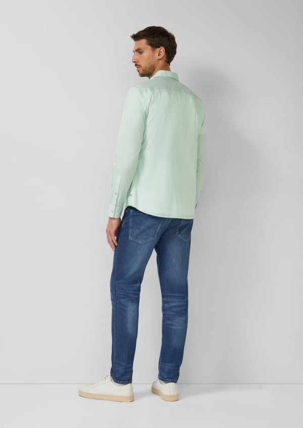 s.Oliver 2169878.61A0.XXL skjorte & top Langærmet Bomuld