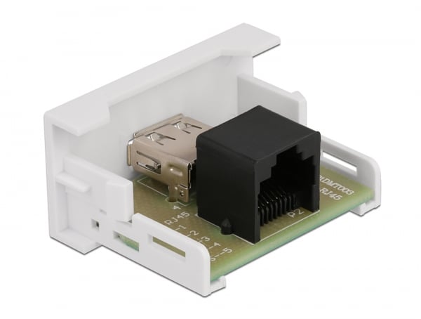 Miniatyrbild 2 av 2: DeLOCK 81344 kabelkontakter USB 2.0 Typ-A Vit