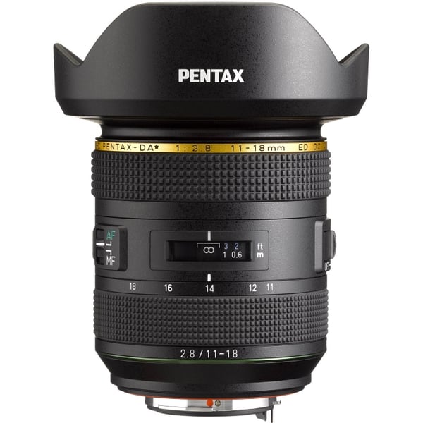 Pentax 21230 kameraobjektiv Kompakt kamera Ultra bredlinse Sort