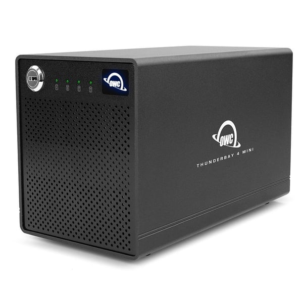 Miniatyrbild 2 av 5: OWC ThunderBay 4 mini HDD- / SSD kabinett Svart 2.5"