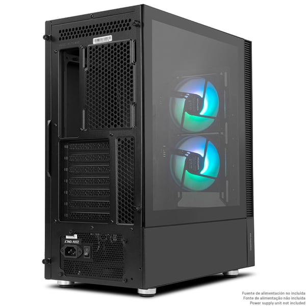 NOX Hummer Nemesis Midi Tower Svart