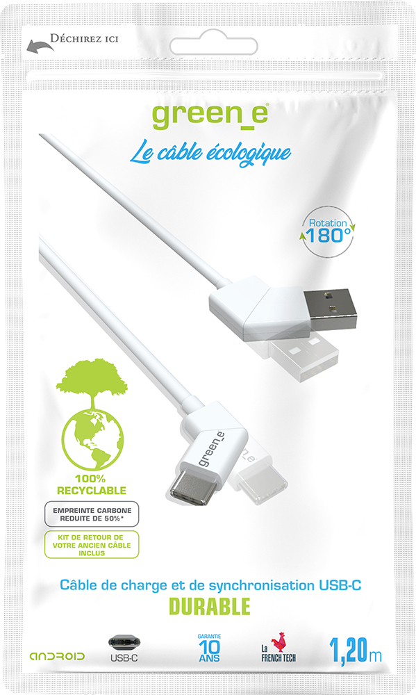 Miniatyrbillede 4 af 5: green_e GR7130 USB-kabel