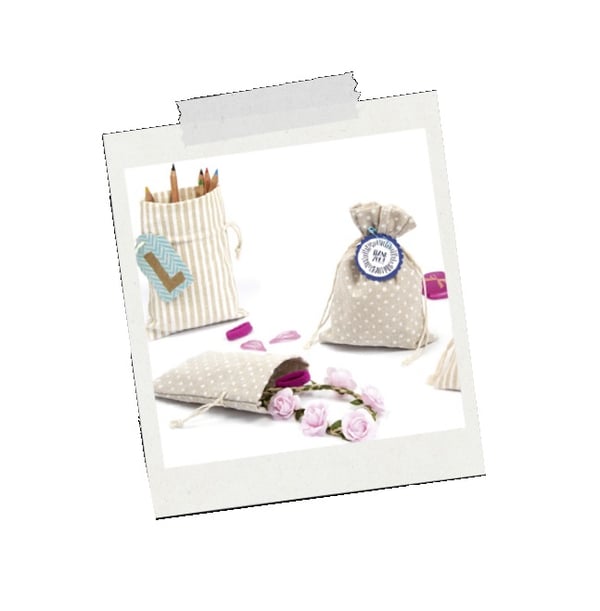 Folia 64102 presentpapper Presentpåse Bomull, Polyester