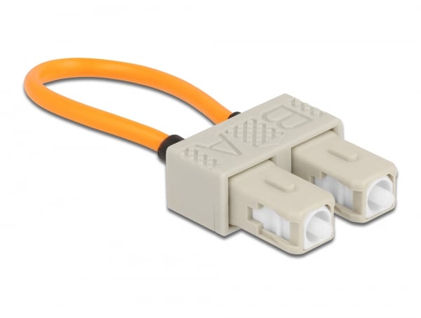 Miniatyrbillede 2 af 2: DeLOCK 86921 fiber adapter SC 1 stk Beige, Orange