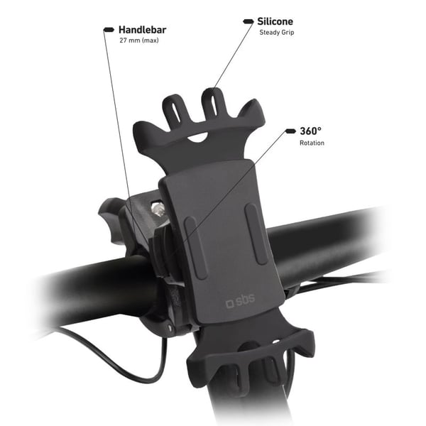 Miniatyrbillede 2 af 4: SBS TEERIDEHOLD360 holder Passiv holder Mobiltelefon/Smartphone Sort