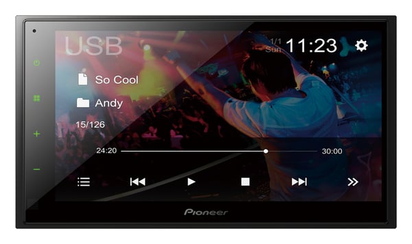 Miniatyrbillede 2 af 3: Pioneer DMH-A340DAB Sort 200 W Bluetooth