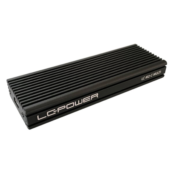 Miniatyrbillede 1 af 8: LC-Power LC-M2-C-MULTI drevkabinet SSD kabinet Sort M.2