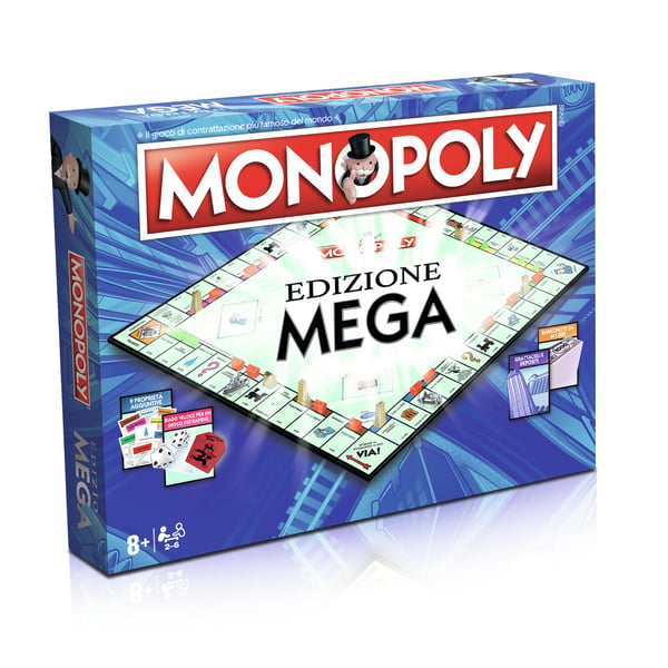 Miniatyrbillede 1 af 3: Winning Moves WM00005-ITA-6 brætspil Monopoly Familie