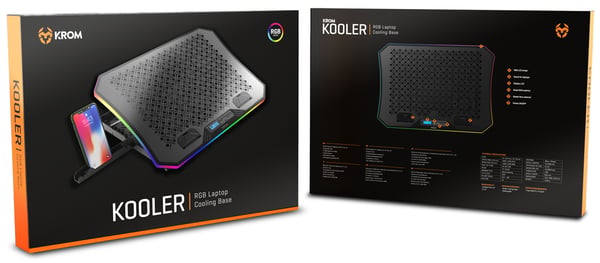 Miniatyrbillede 3 af 10: Krom Kooler køling til laptop 48,3 cm (19") 2100 rpm Sort
