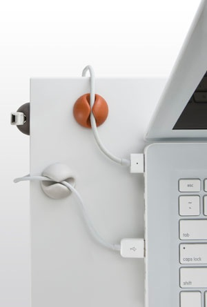 Bluelounge CableDrop Mini sladdvindor Brun 9 styck