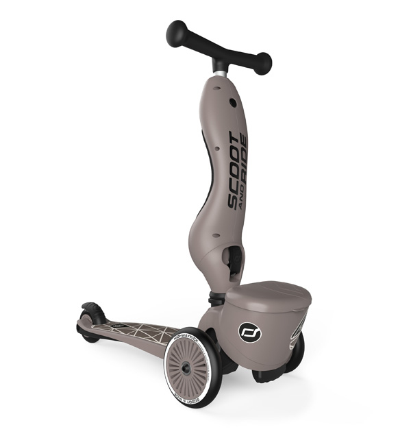 Scoot & Ride Highwaykick 1 Lapset Kolmipyöräinen potkulauta Musta
