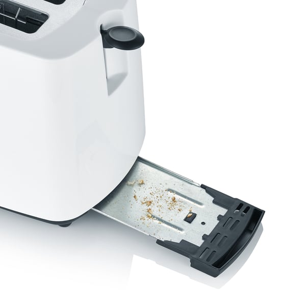 Miniatyrbillede 3 af 4: Severin AT 2286 brødrister 2 skive(r) 700 W Hvid