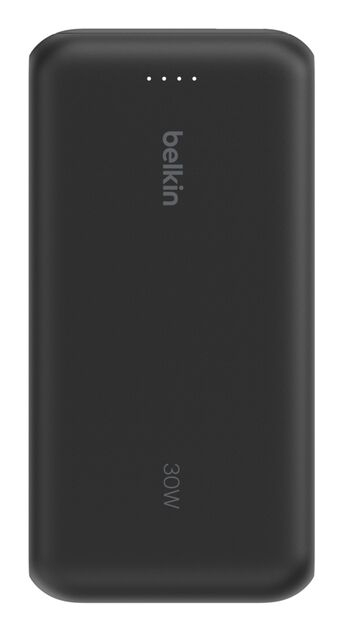 Pikkukuva 6 / 6: Belkin BoostCharge - Varavirtalähde - integroidulla kaapelilla - 20000 mAh - 30 wattia - PD - 3 lähtöliitäntää