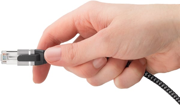 Pikkukuva 10 / 11: Goobay 74399 kaapelin sukupuolenvaihtaja USB 3.0 type A RJ45 Musta, Hopea