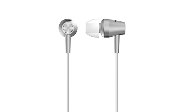 Genius Computer Technology HS-M360 Kuulokkeet Langallinen In-ear Metallinen, Hopea