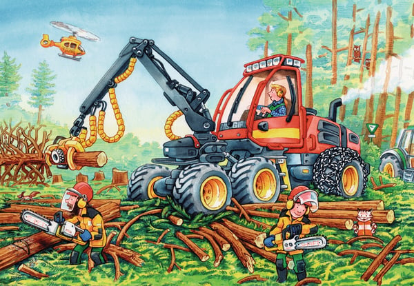 Miniatyrbild 3 av 4: Ravensburger 4005556078028 Pussel 24 styck Tecknade serier