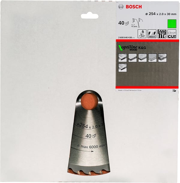 Pikkukuva 2 / 2: Bosch ‎2608640438 pyörösahanterä 25,4 cm 1 kpl