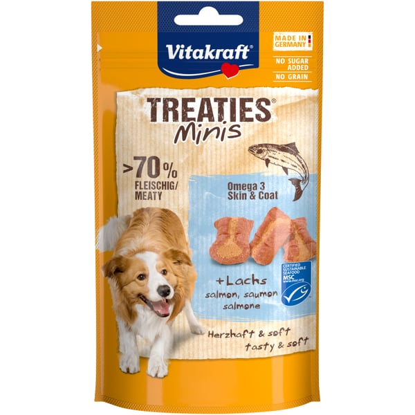 Miniatyrbillede 1 af 5: Vitakraft 34048 godbid til hund og kat Snacks Laks 48 g