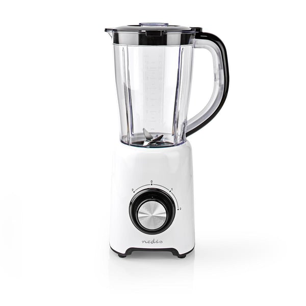 Nedis KABL300CWT blender 1,5 L Bordplade blender 800 W Sort, Hvid