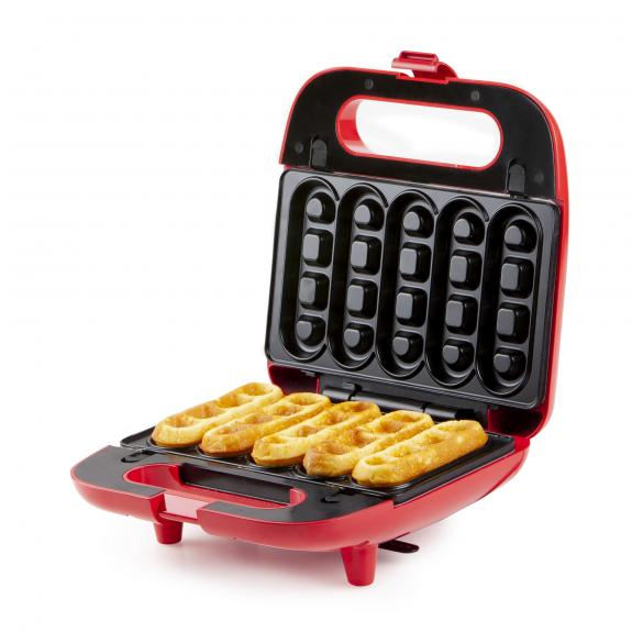 Domo DO9242W vaffeljern 2 vaffel/vafler 750 W Rød