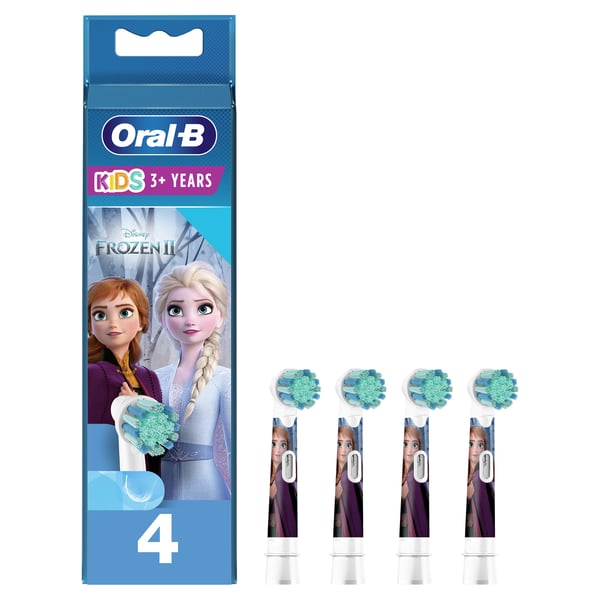 Oral-B Kids 80352086 børstehoved til elektrisk tandbørste 4 stk Sort, Blå