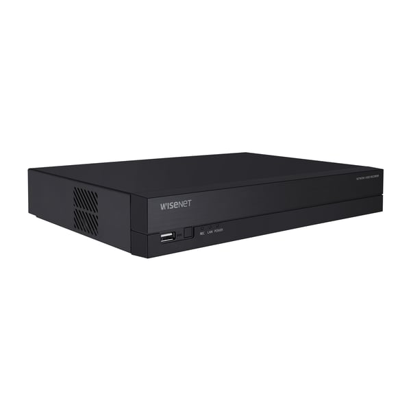 Hanwha ARN-410S nätverksvideobandspelare (NVR) Svart
