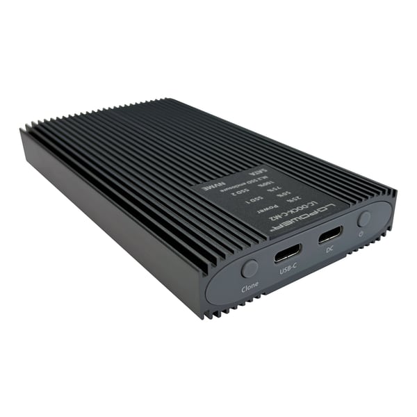 Miniatyrbillede 5 af 12: LC-Power LC-DOCK-C-M2 drevkabinet SSD kabinet Anthracit M.2
