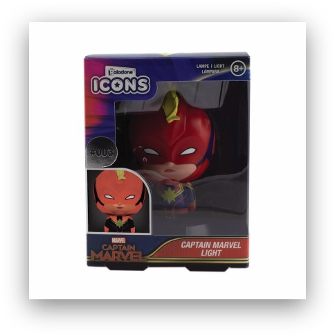 Pikkukuva 3 / 5: Paladone Captain Marvel ICON Light Ympäristövalaistus