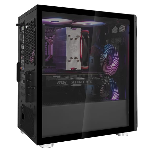 Miniatyrbild 3 av 18: Silverstone FARA H1M Micro Tower Svart