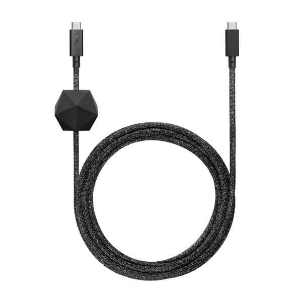 Native Union Desk USB-kabel USB 2.0 2,4 m USB C 0,48 Gbit/sek. 100 W Sort