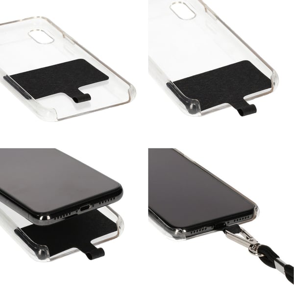 Ksix BXUNIVCARD02 strop Mobiltelefon Nylon, Polyester Hvid