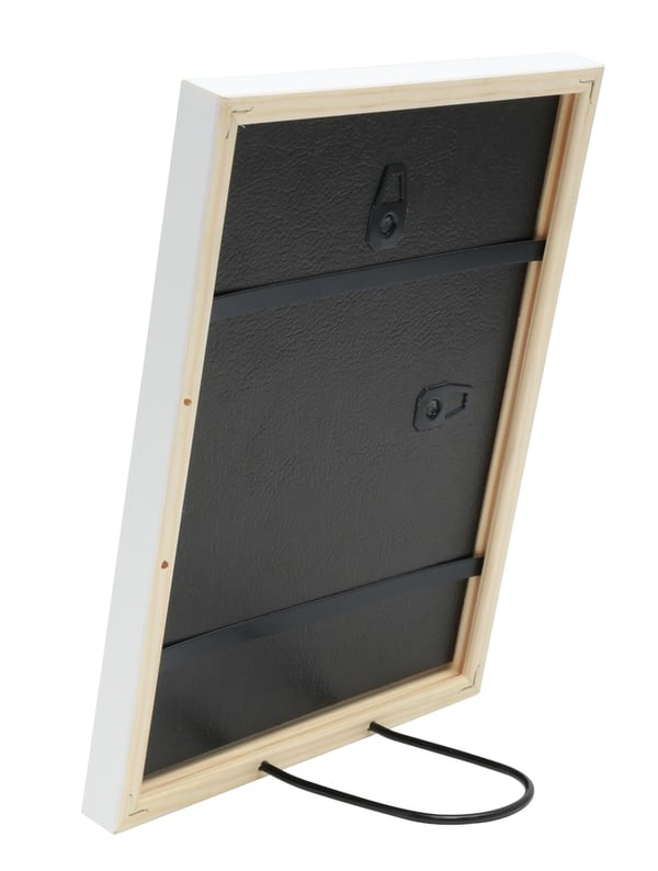 Deknudt S41JK1 30x30 hout wit, smalle lijst Yksi kuvakehys Valkoinen