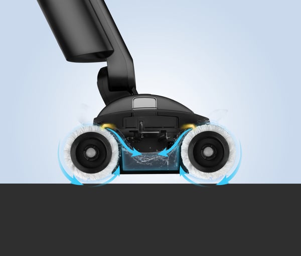 Miniatyrbild 6 av 6: Trisa Wet Clean Comf. T9746 Skaftdammsugare Batteri Torr&våt Utan påse 0,4 l 60 W Svart, Silver 2 Ah