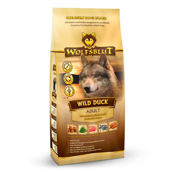 Wolfsblut Dog Wild Duck Adult 2 kg Aikuinen Ankka, Peruna