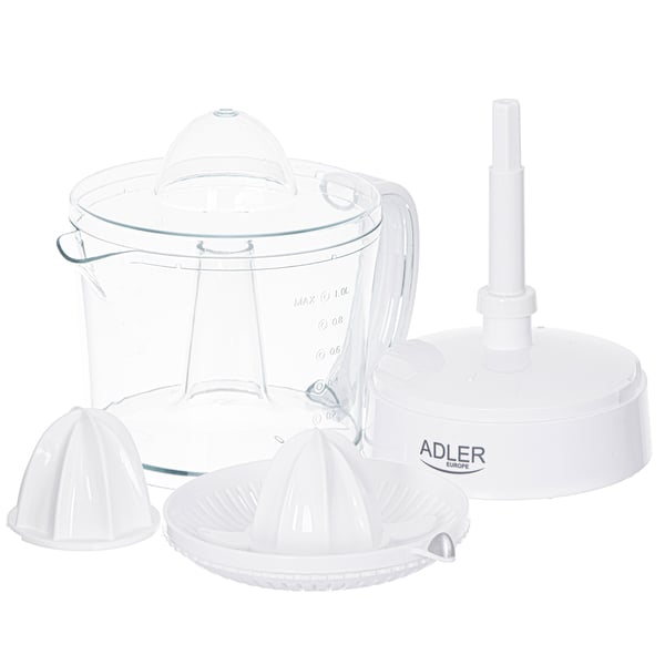 Miniatyrbillede 9 af 11: Adler AD 4009 elektrisk citruspresser 1 L 60 W Hvid