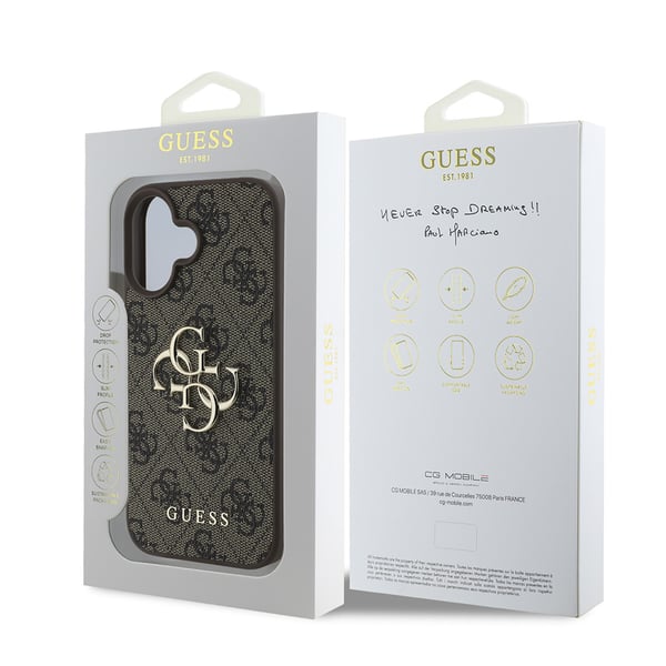 GUESS 3666339327569 mobiltelefon etui 16 cm (6.3") Cover Brun
