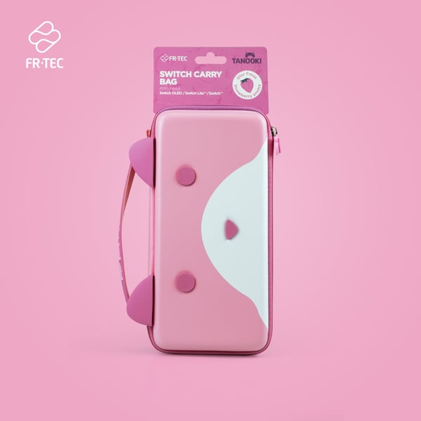 Blade TANOOKI BAG EARS Mobilskal Nintendo Rosa