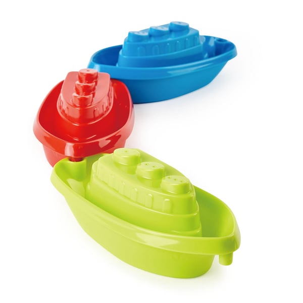 Pikkukuva 1 / 6: Hape E4091 kylpylelu, lelu & tarra Kylpyvene Sininen, Vihreä, Punainen