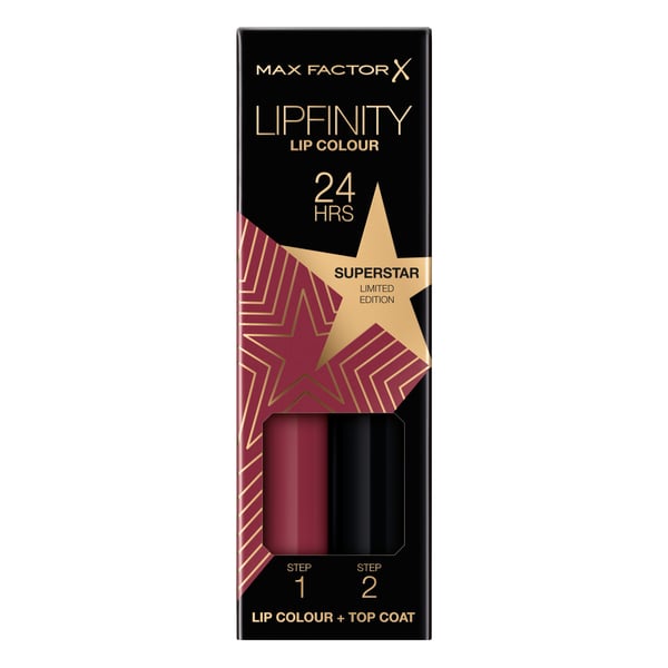 Max Factor Lipfinity Rising Stars Limited Edition Collection Max Factor Lipfinity Rising Stars Limited Edition Collection